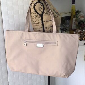 Spacious Tan Tote Bag with Matte Finish